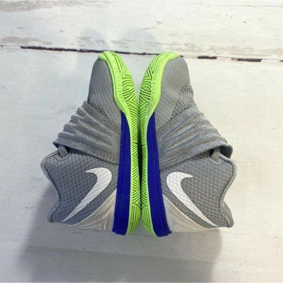 Nike Kyrie 5 Sneaker Shoe Toddler Boy Size 5C Gray Green Blue Red Aq2459-099 - Picture 8 of 9